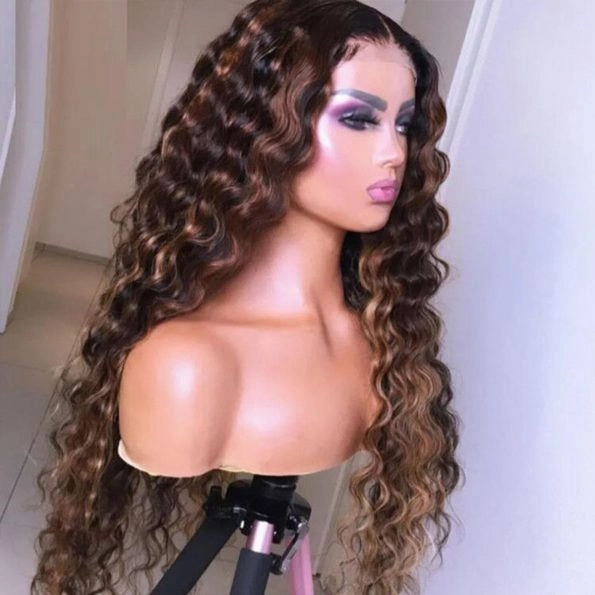 13x4 Real HD Lace Frontal Wig Water Wave Human Hair