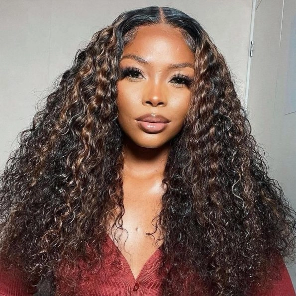 13x4 Real HD Lace Frontal Wig Water Wave Human Hair