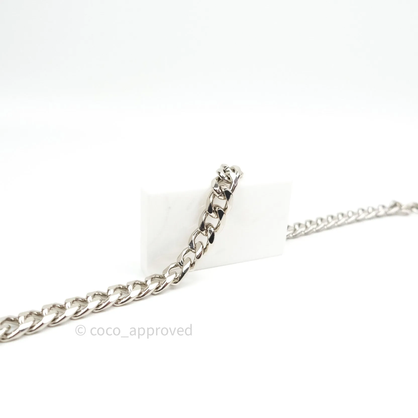 1.5cm Trimmed Aluminium Chain (Silver)