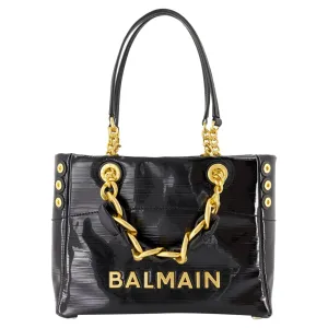 1945 Soft Small Shopper Bag - Balmain - Leather - Black