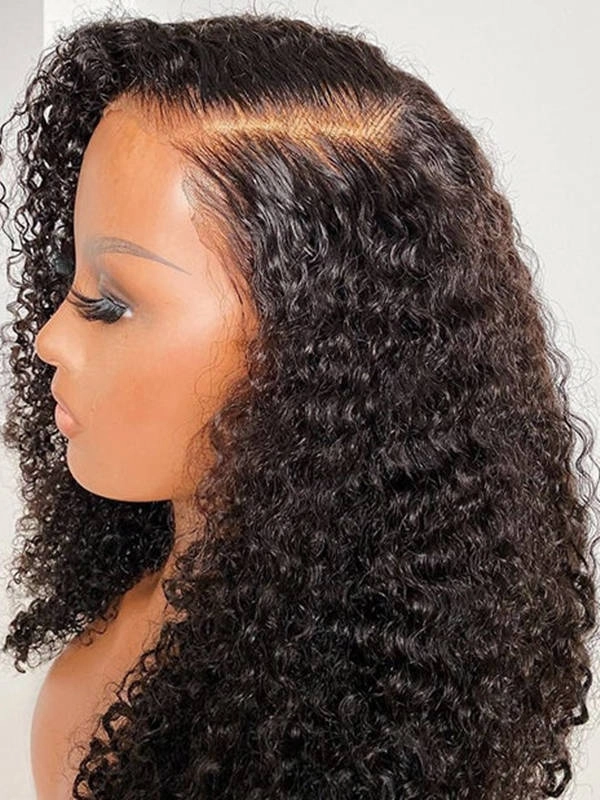 24hrs shipping Chinalacewig Best Undetectable HD Lace Virgin Human Hair  Afro Curl 13x6 HD Lace Wig NCF96