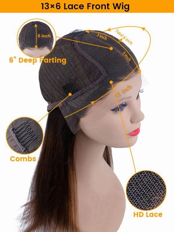 24hrs shipping PrePlucked 136 HD Lace Front Black Color Deep Curly Wig For Woman  NCF84