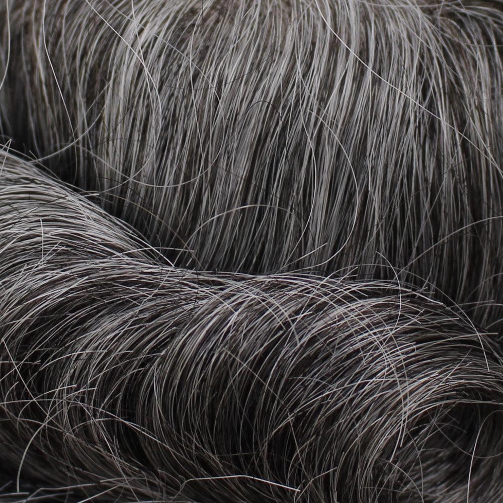401 Mens System H by WIGPRO: Mono-top Human Hair Topper