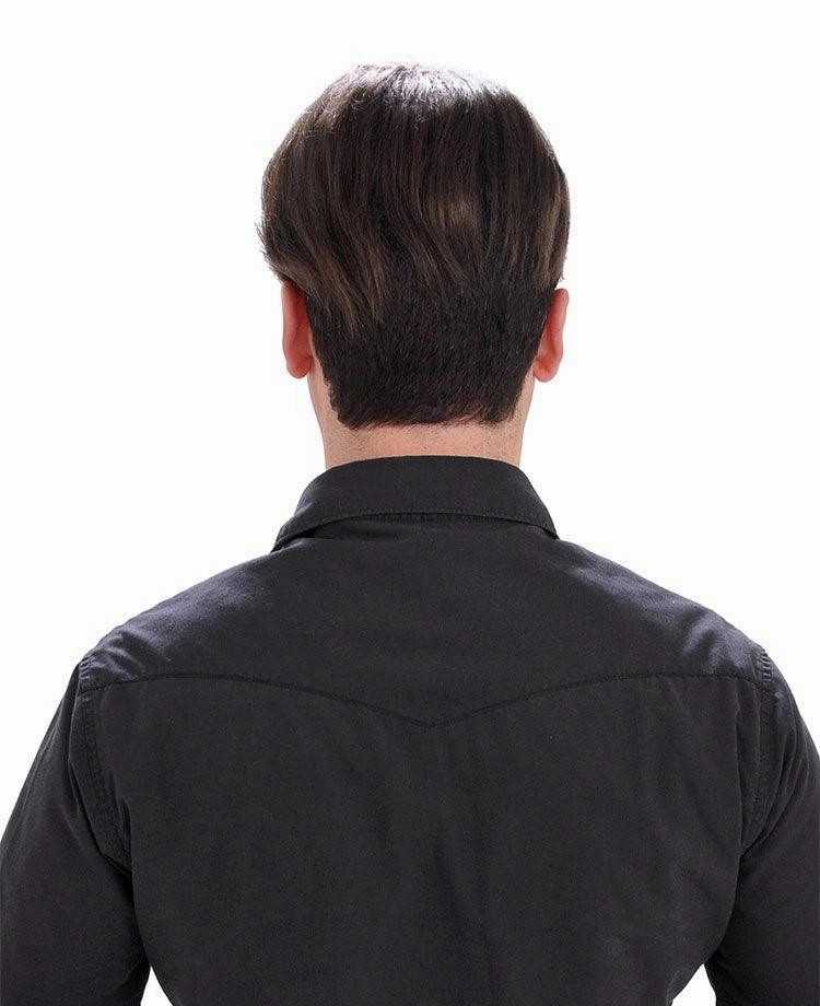 402 Mens System H by WIGPRO: Mono-Top Human Hair Topper