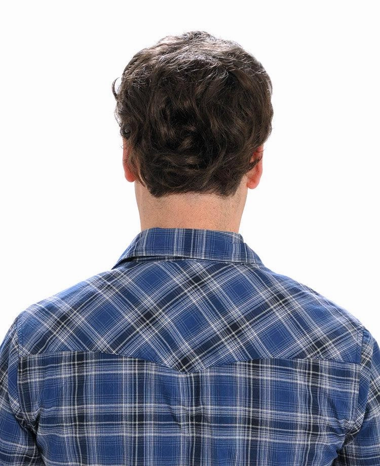 403 Mens System H by WIGPRO: Mono-top Human Hair