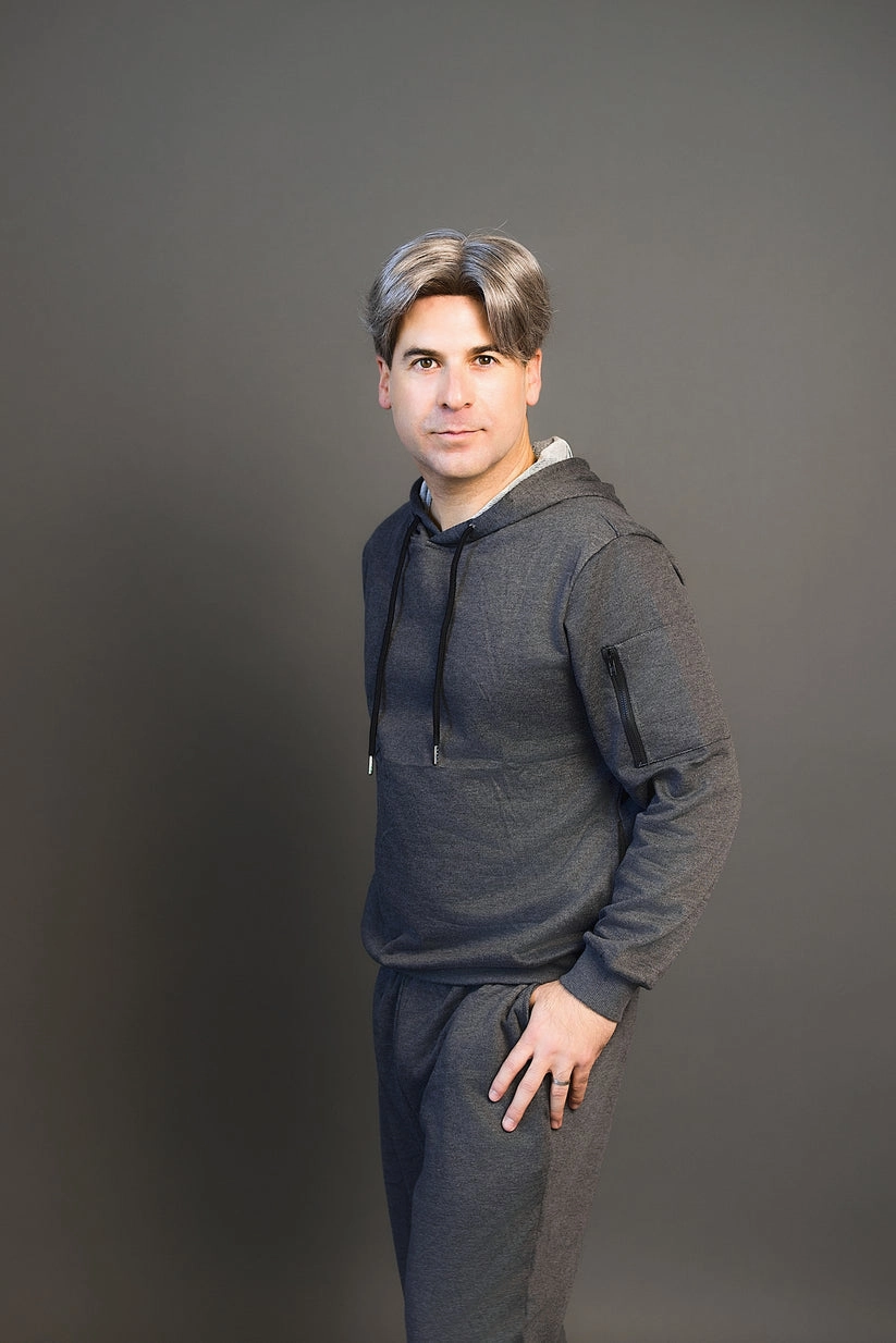 403 Mens System H by WIGPRO: Mono-top Human Hair