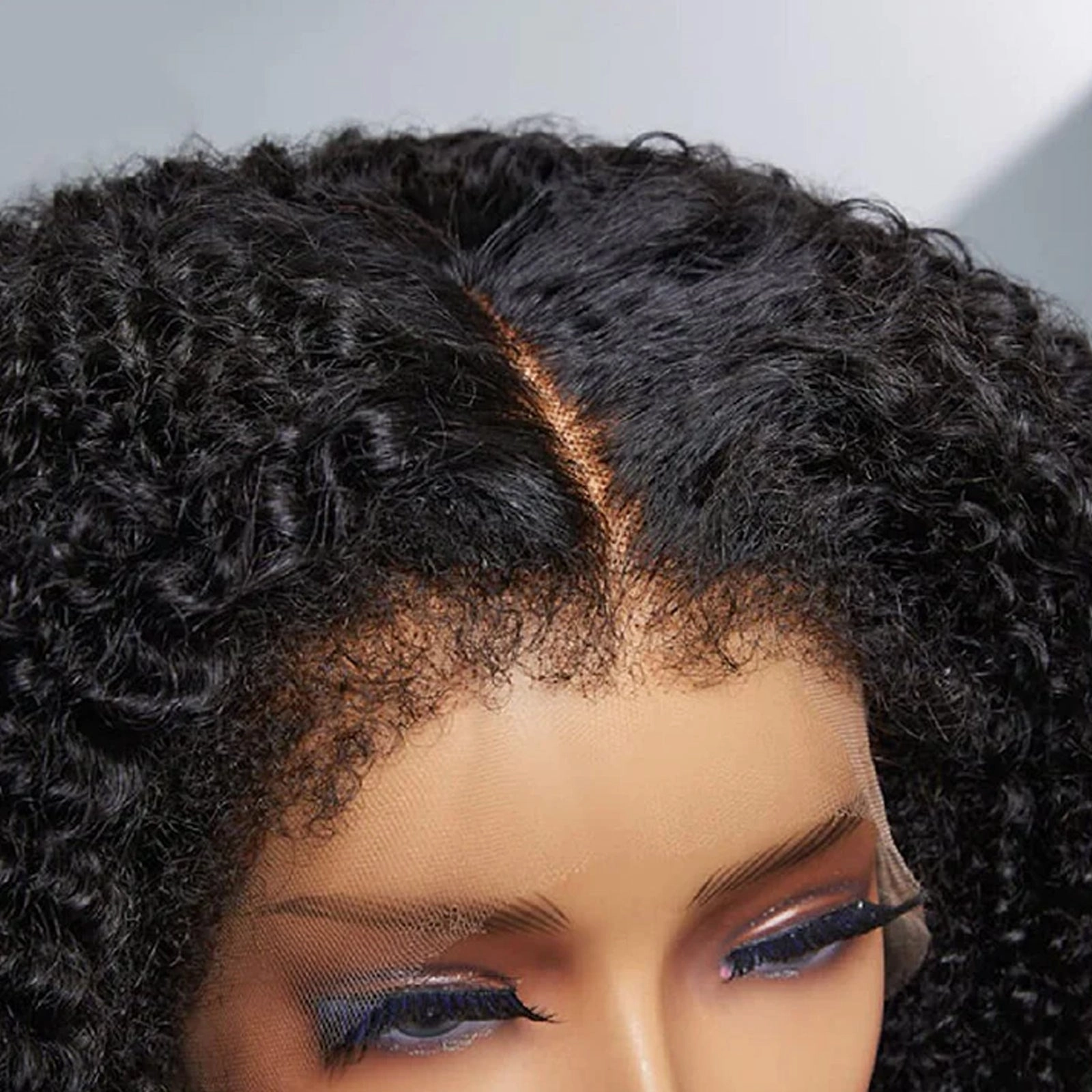4C Edge Hairline Real HD 13x4 Lace Frontal Wigs Kinky Straight Human Hair