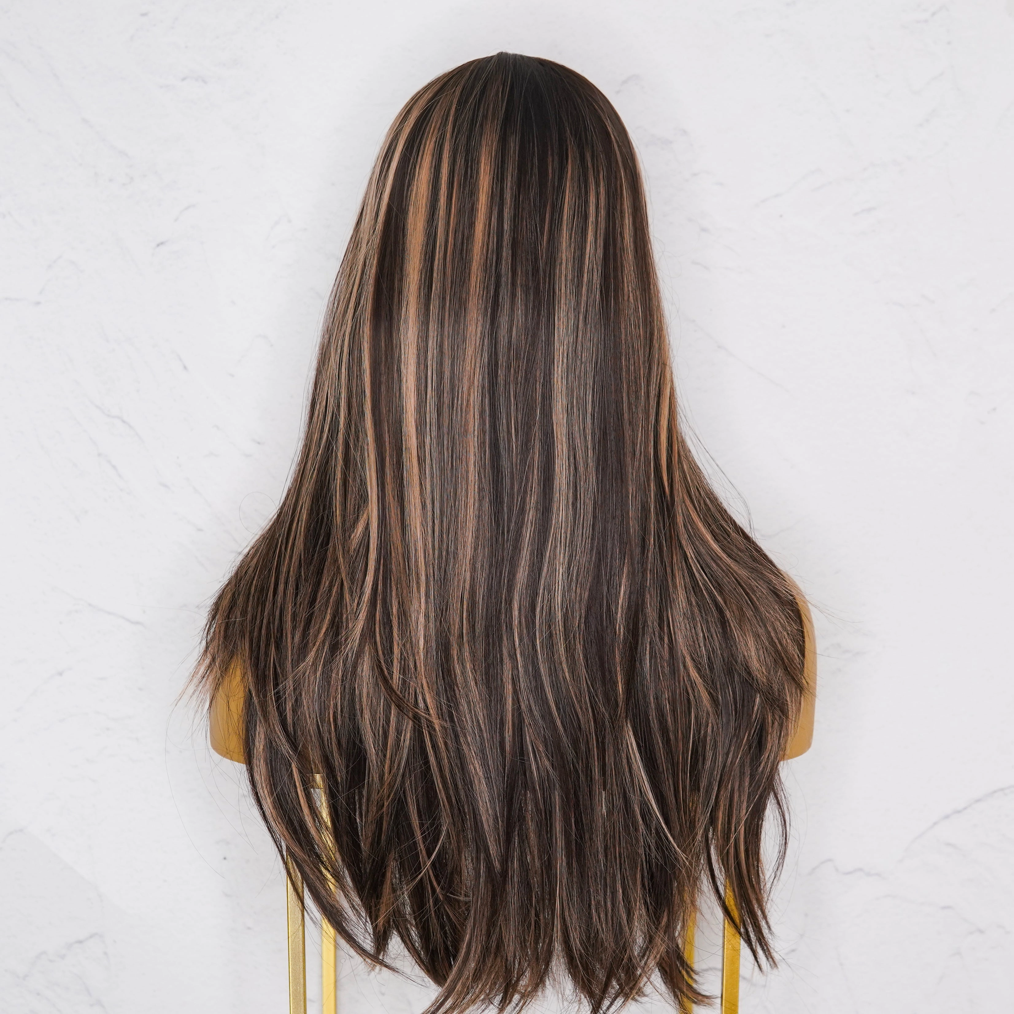 ABIGAIL Brown Ombre Lace Front Wig