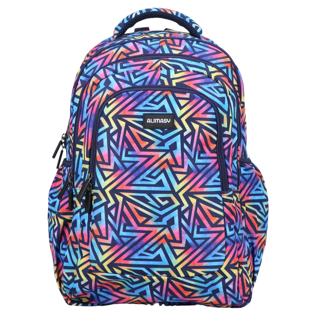 Abstract Geometric Large School Backpack