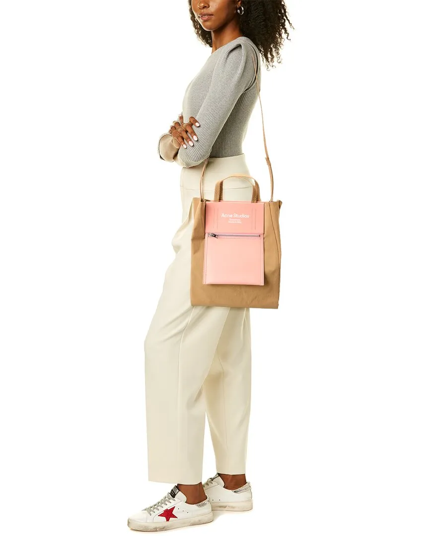 Acne Studios Papery Nylon & Leather Tote