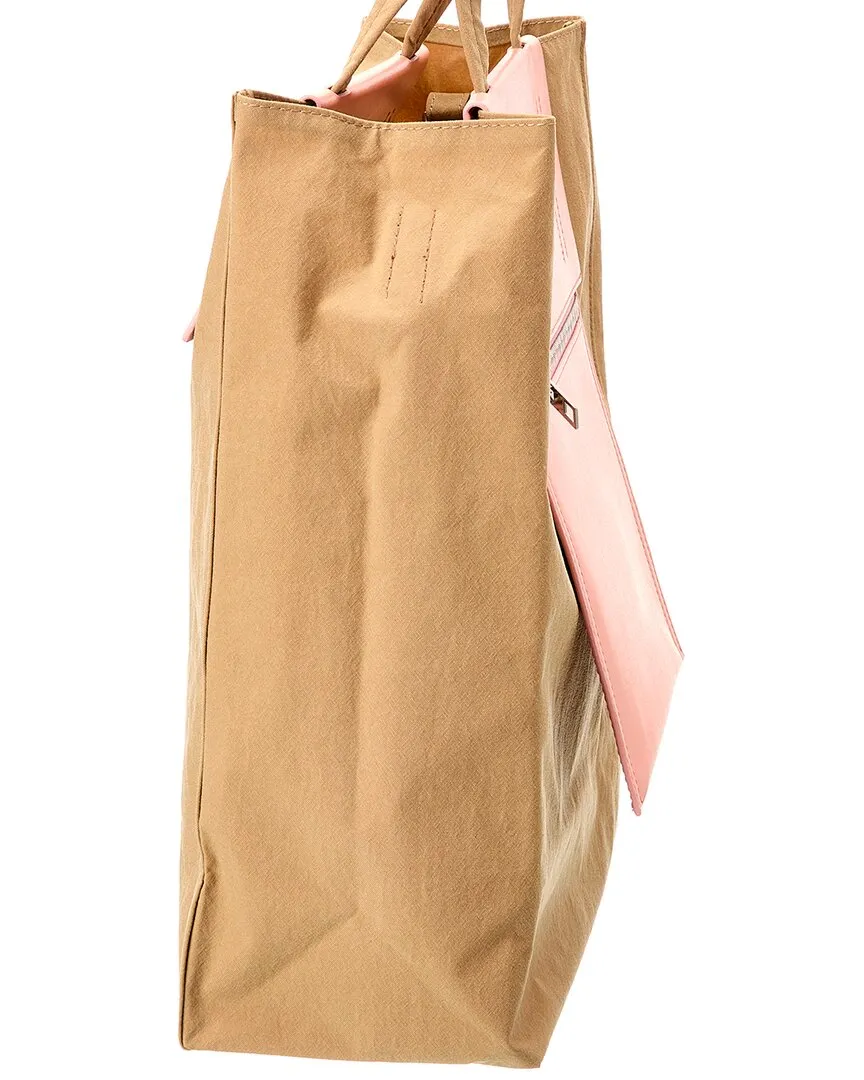 Acne Studios Papery Nylon & Leather Tote