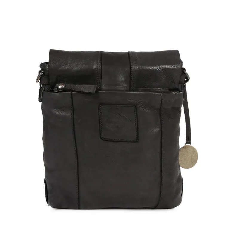 Adam - The Messenger Bag -Black