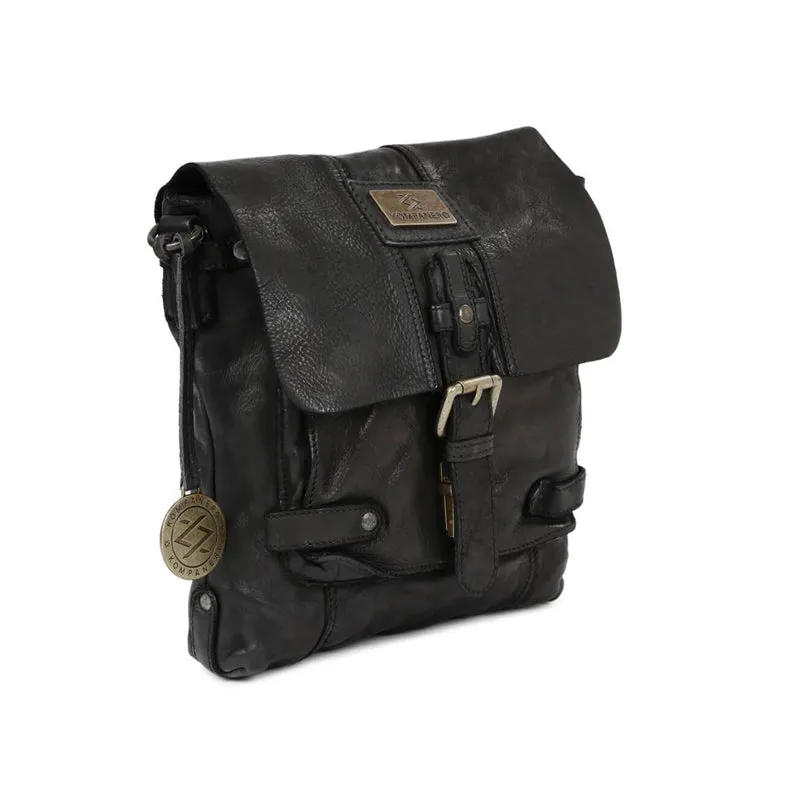 Adam - The Messenger Bag -Black