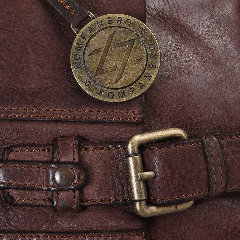 Adam - The Messenger Bag -Dark Brown
