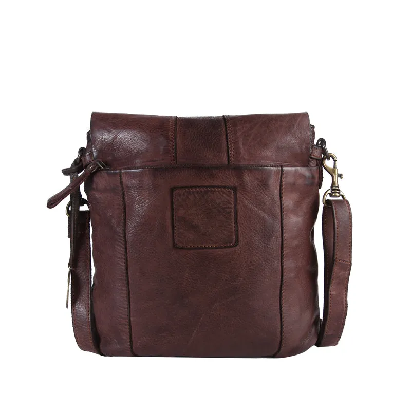 Adam - The Messenger Bag -Dark Brown