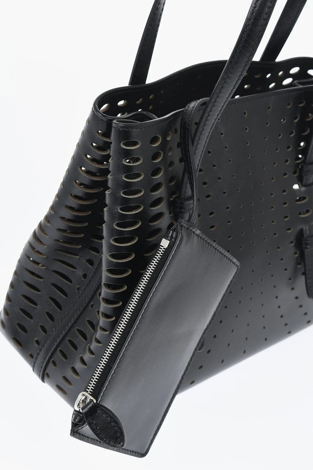 Alaia Leather Tite Bag With Cutout