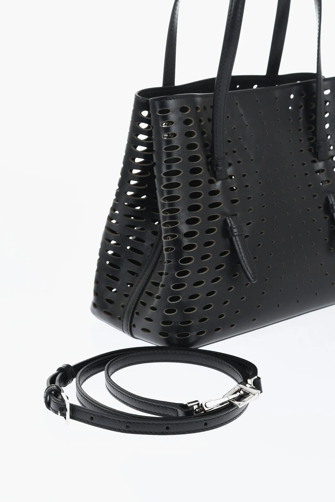 Alaia Leather Tite Bag With Cutout