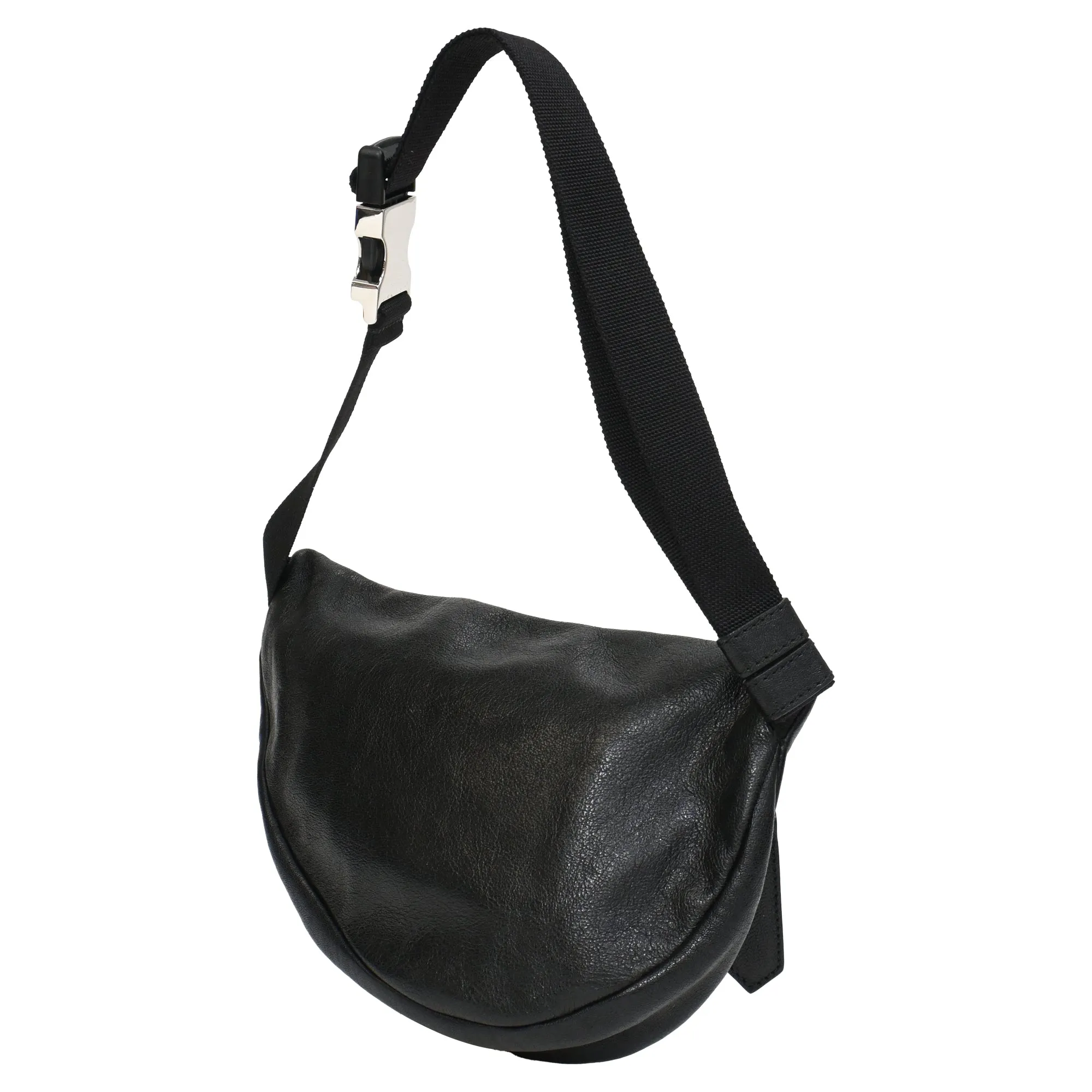 Alexander McQueen Logo Belt Bag in Black Leather