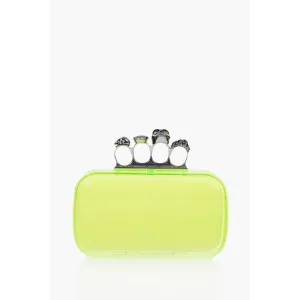Alexander McQueen See-Through FOUR RING Hard Clutch Bag