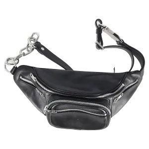 Alexander Wang Attica Fanny Pack in Black Leather