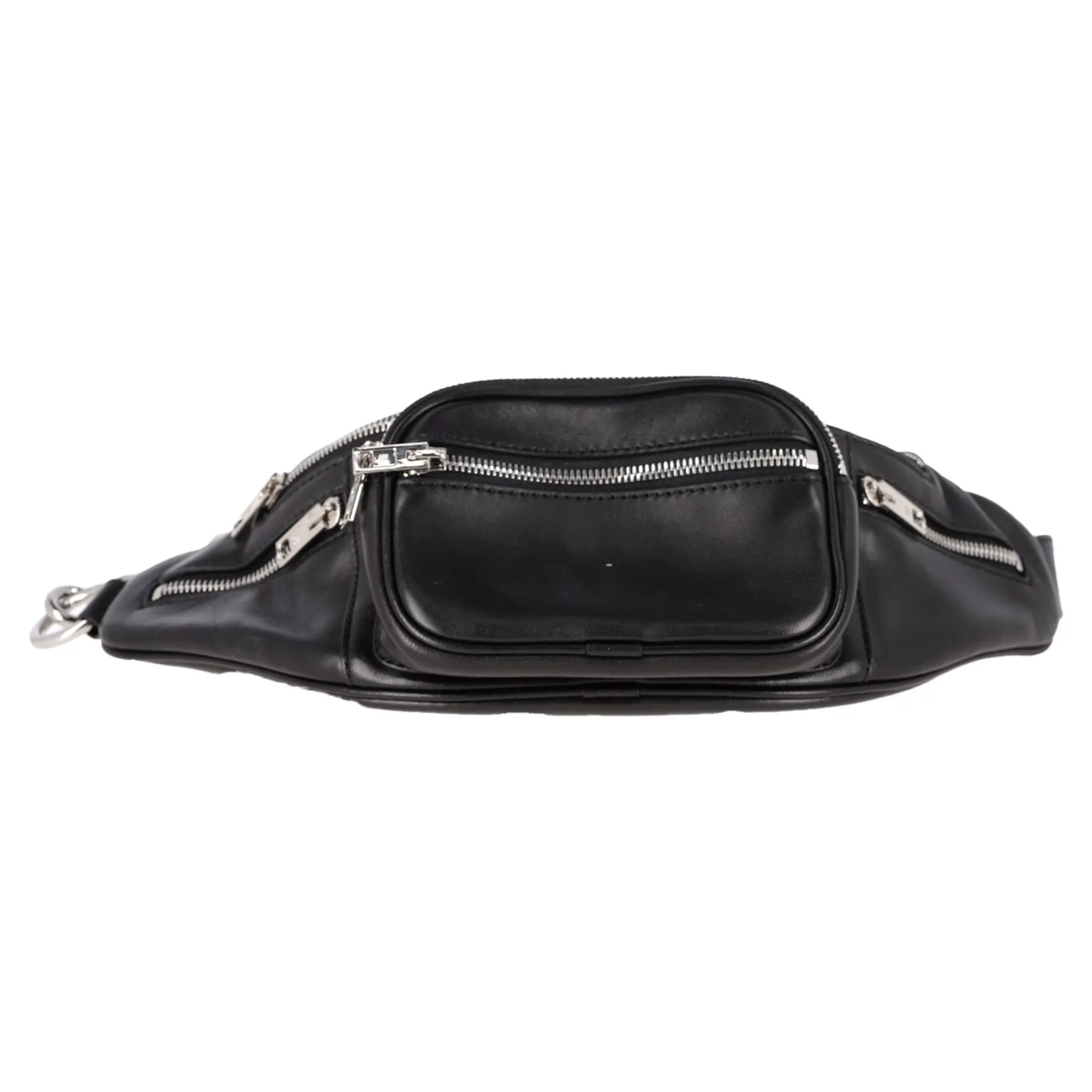Alexander Wang Attica Fanny Pack in Black Leather