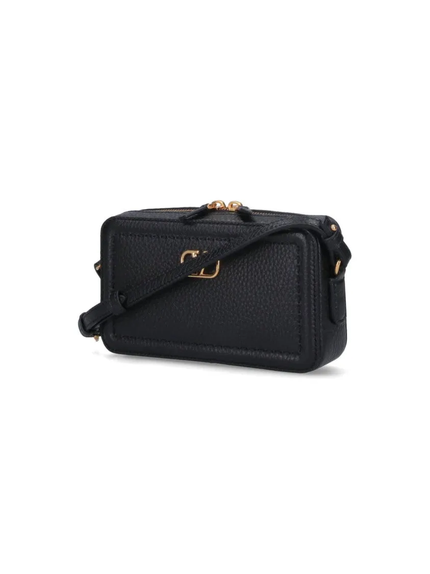 Alltime" Mini Crossbody Bag  Black