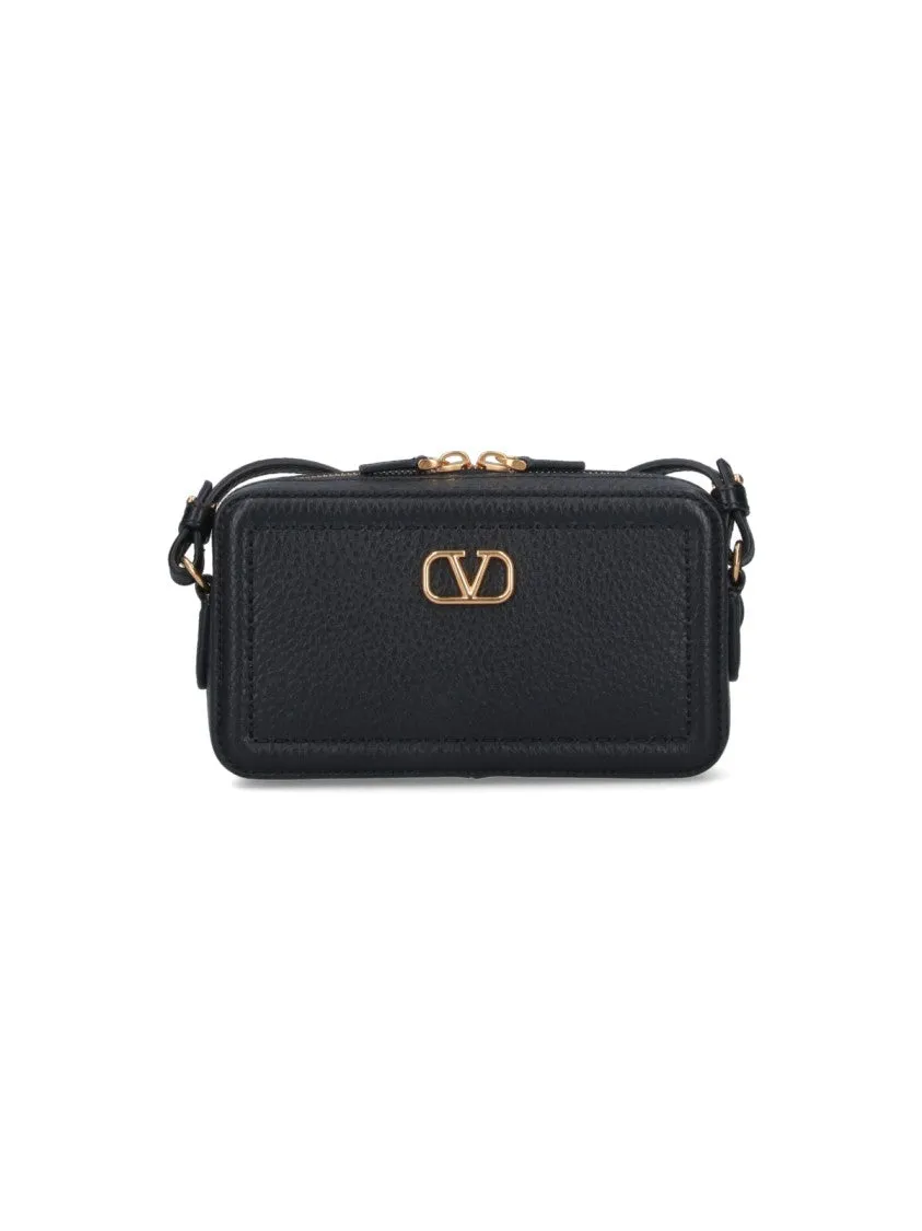 Alltime" Mini Crossbody Bag  Black
