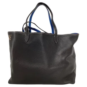 Altuzarra Duo Large Reversible Textured Tote in Black Leather
