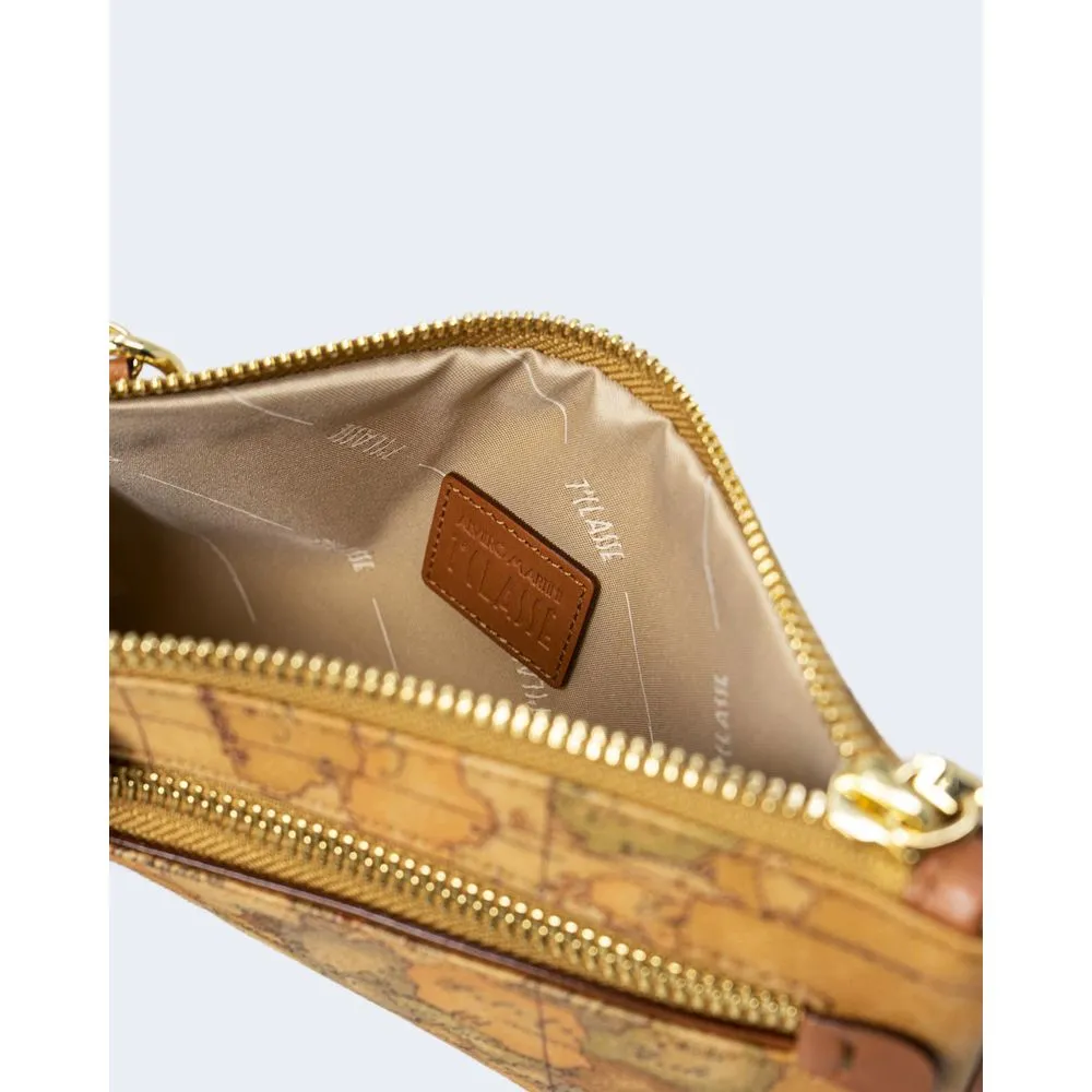 Alviero Martini Prima Classe Beige Cotton Leather Accessory