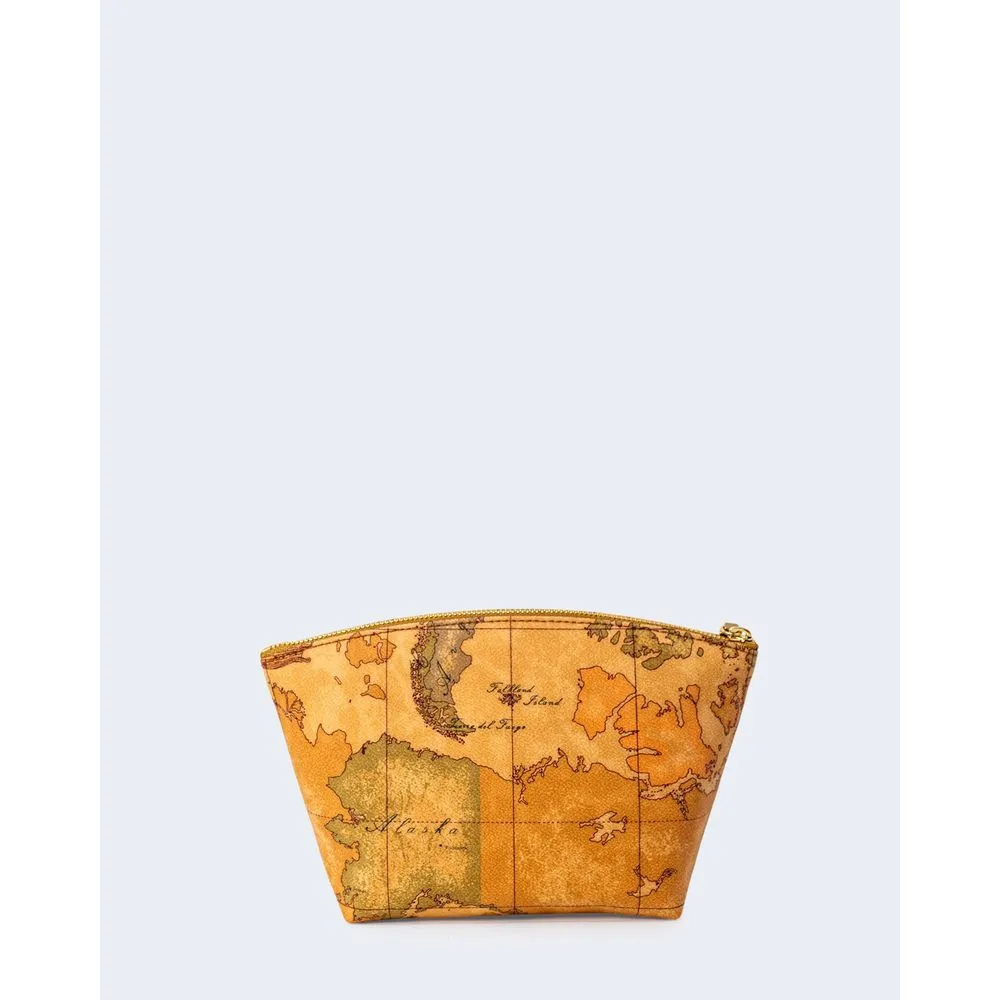 Alviero Martini Prima Classe Beige Cotton Leather Accessory