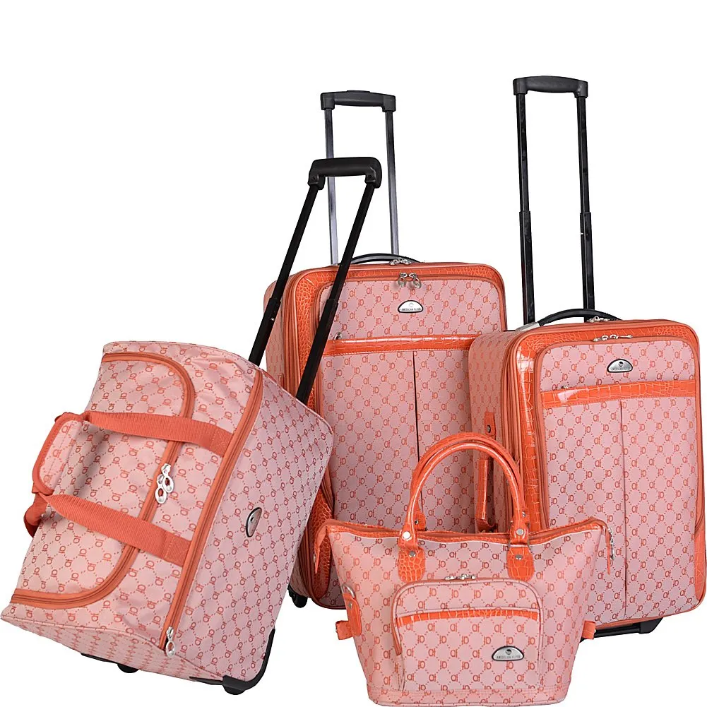 American Flyer Signature 4 Piece Set -Wheel Luggage Sets