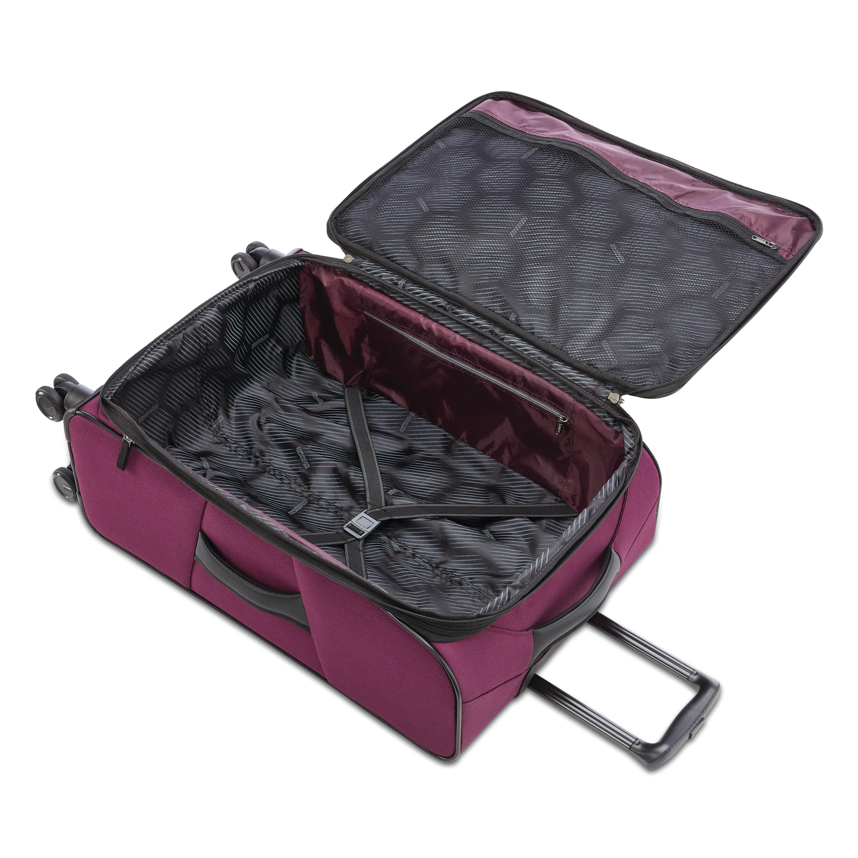 American Tourister 4 KIX 2.0 Softside Spinner Luggage, 3PC Set