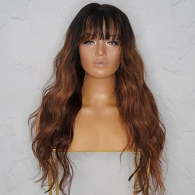 ANASTASIA Ombre Human Hair Lace Front Wig ** READY TO SHIP **