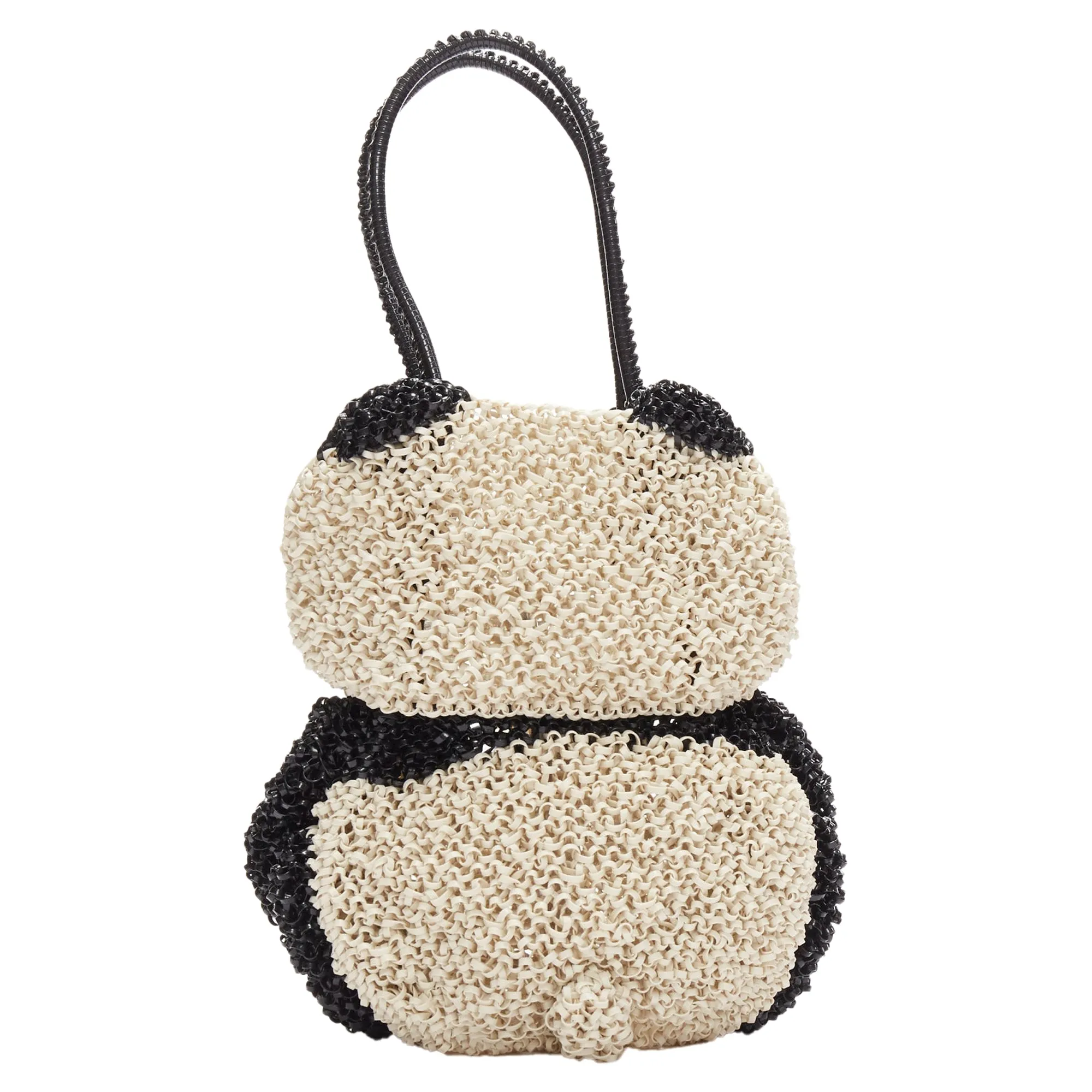 Anteprima Wire Bag rhinestone crystal Panda tote