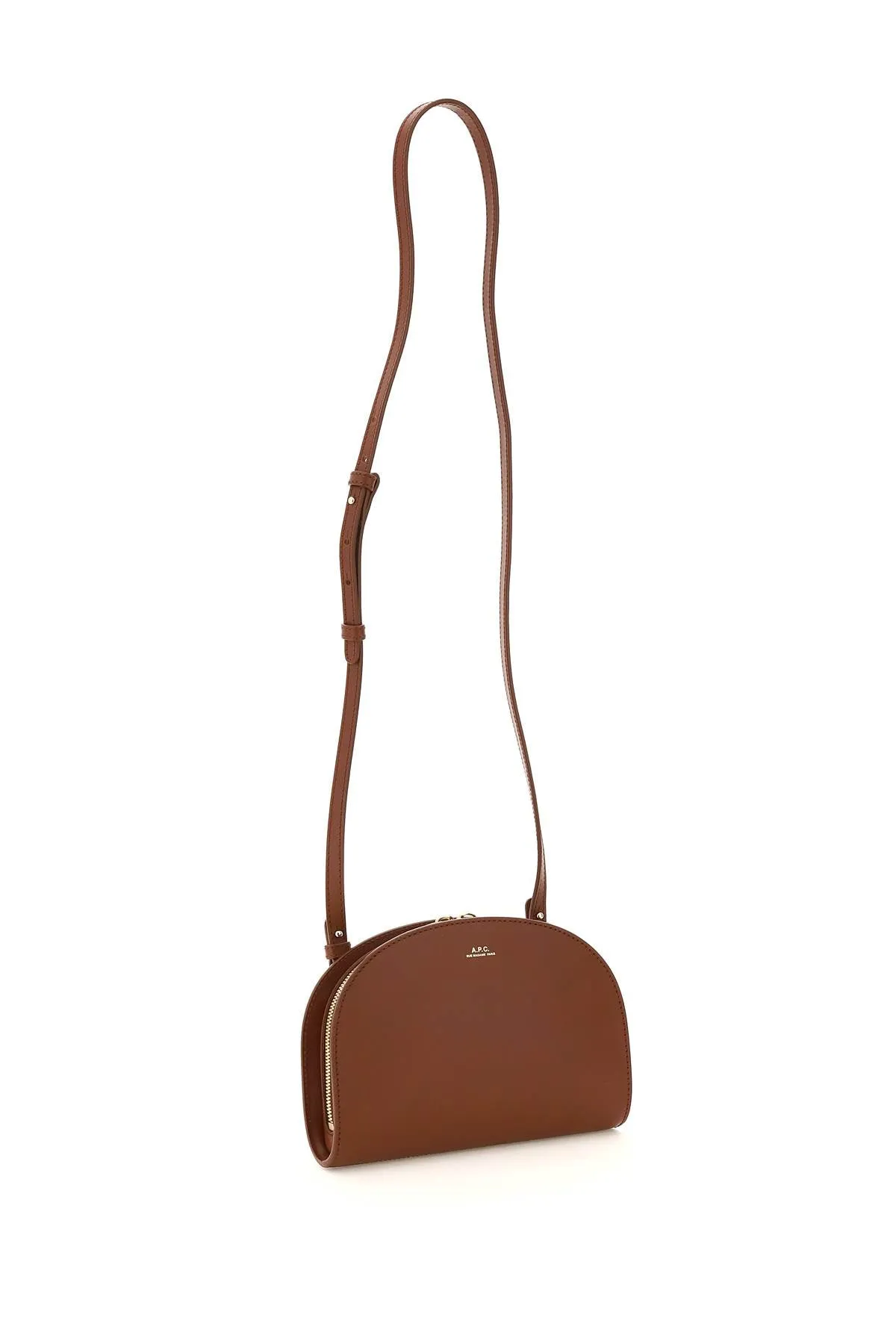 A.p.c. demi-lune leather clucth