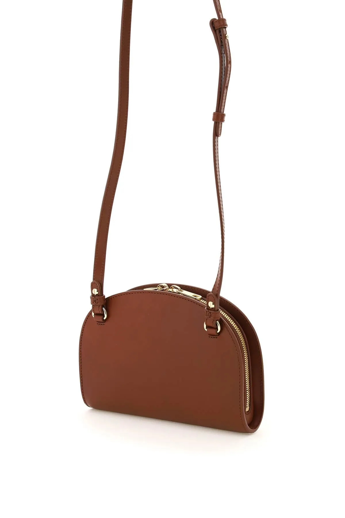 A.p.c. demi-lune leather clucth