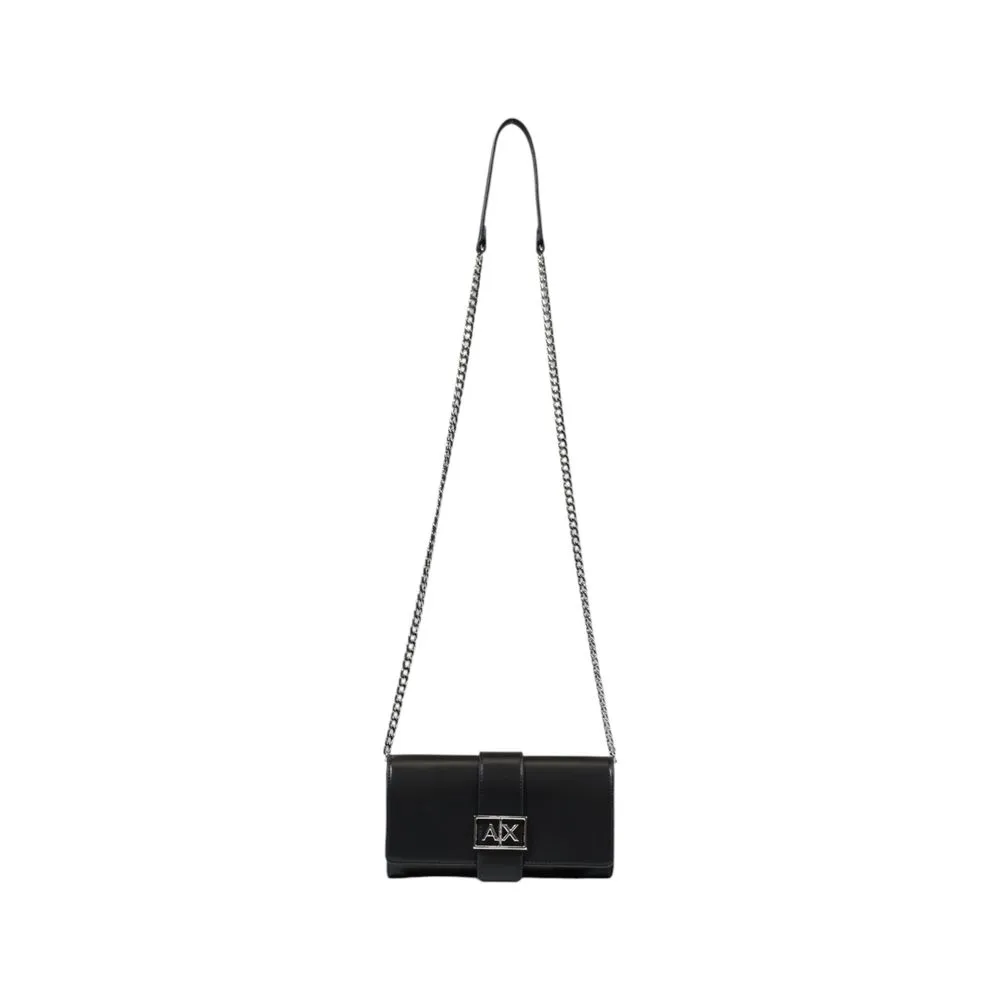 Armani Exchange Black Polyester Wallet