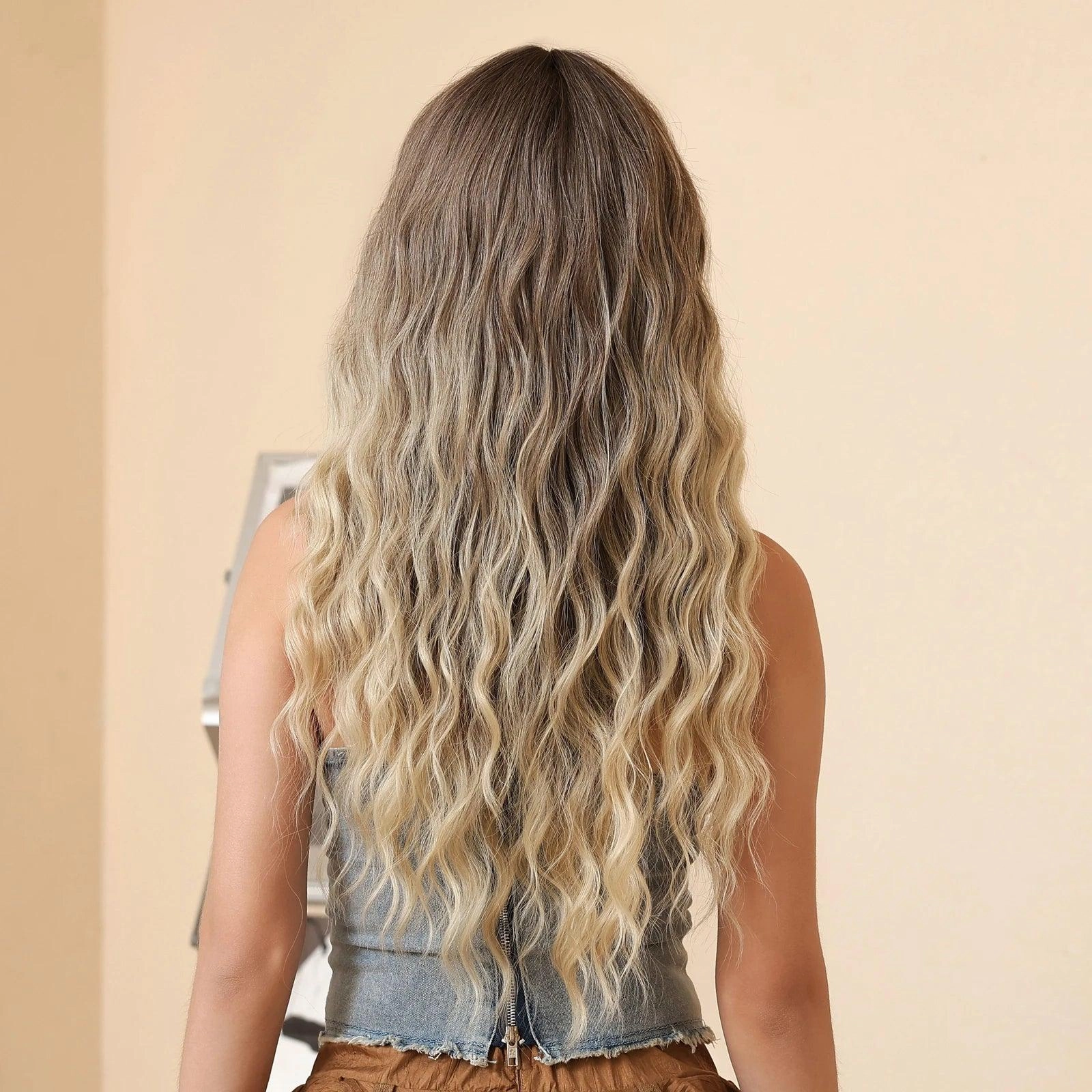 Ash Blonde Synthetic Wig