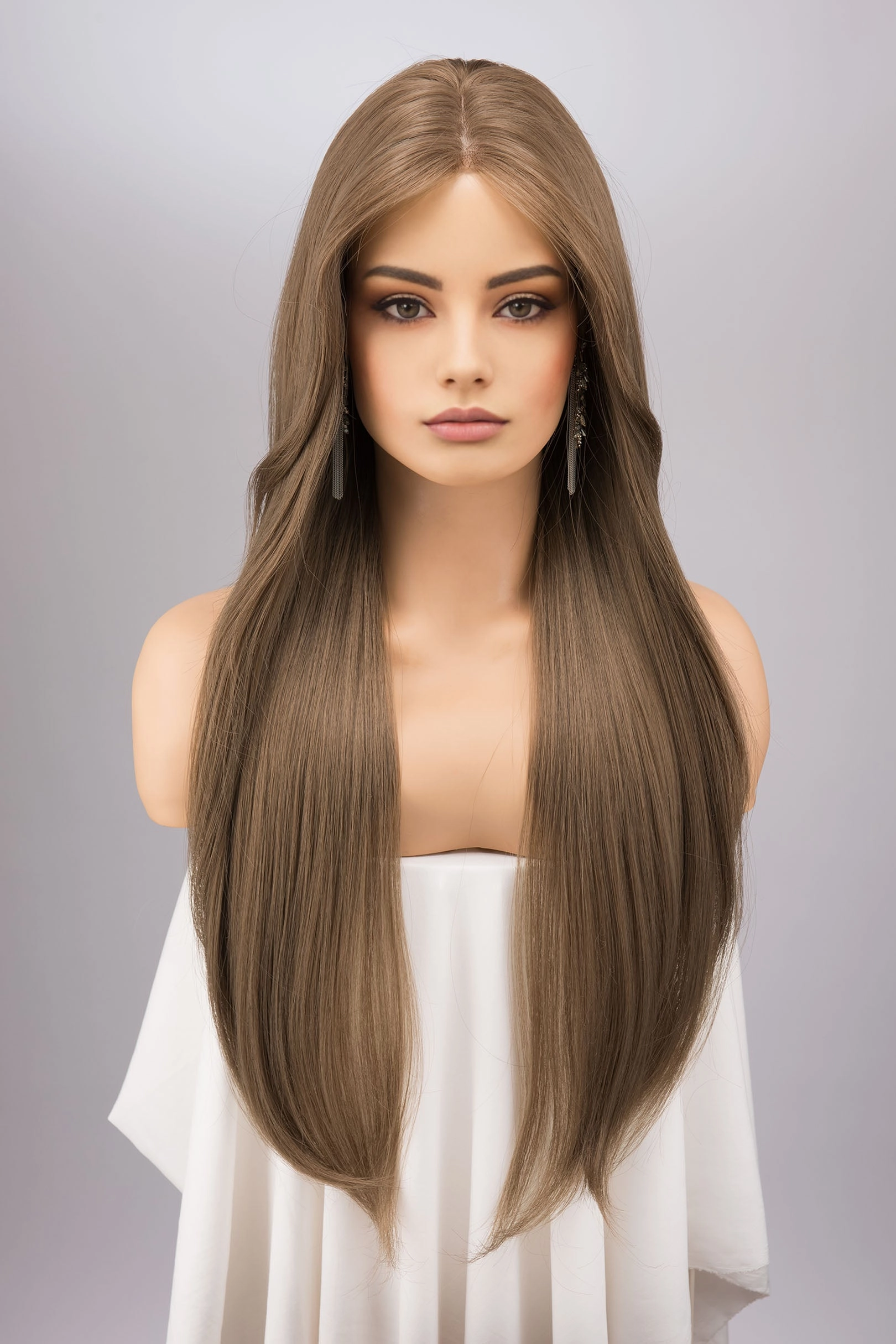 Ash Brown Dark Blonde Lace Wig Elsie