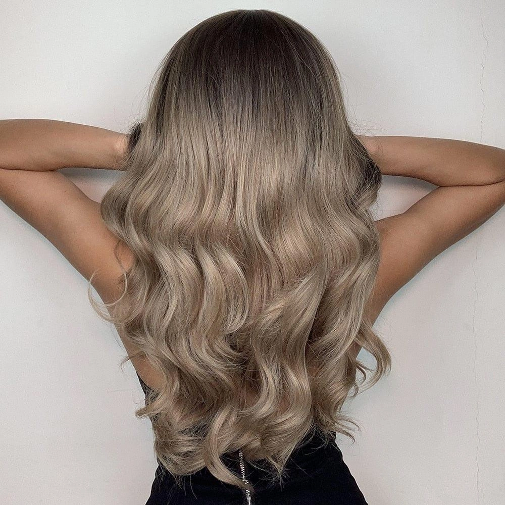Ash Brown Ombre Wig
