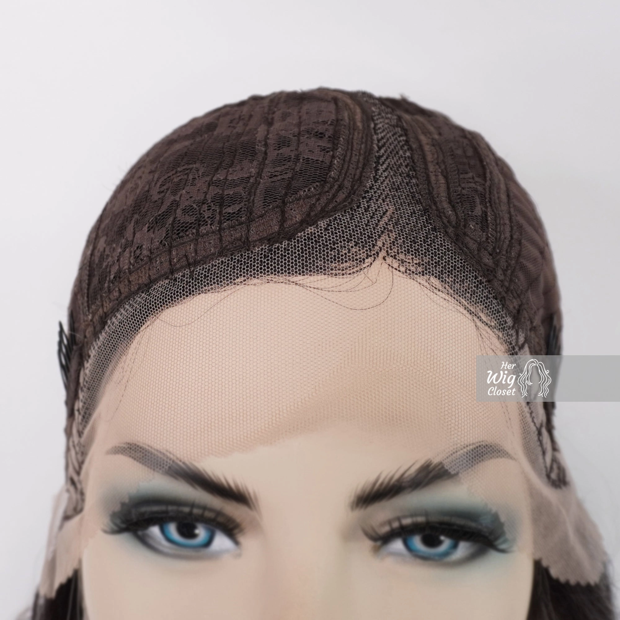 Ashy Sliver Ombre Wavy Lace Front Wig | Katalina
