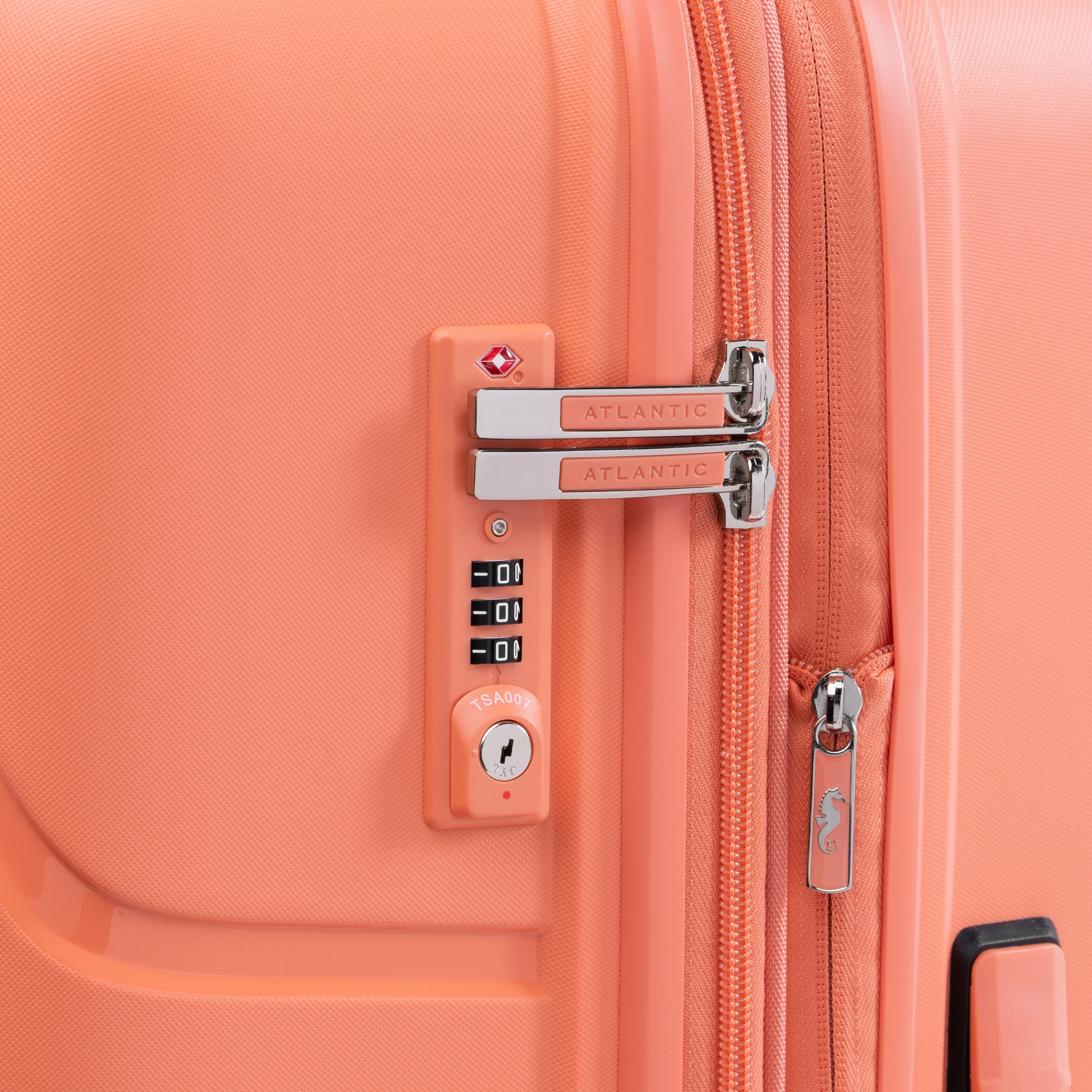 Atlantic 2 Pc Luggage Set - Carry-on & Convertible Medium to Large Checked Exp Hardside Spinners