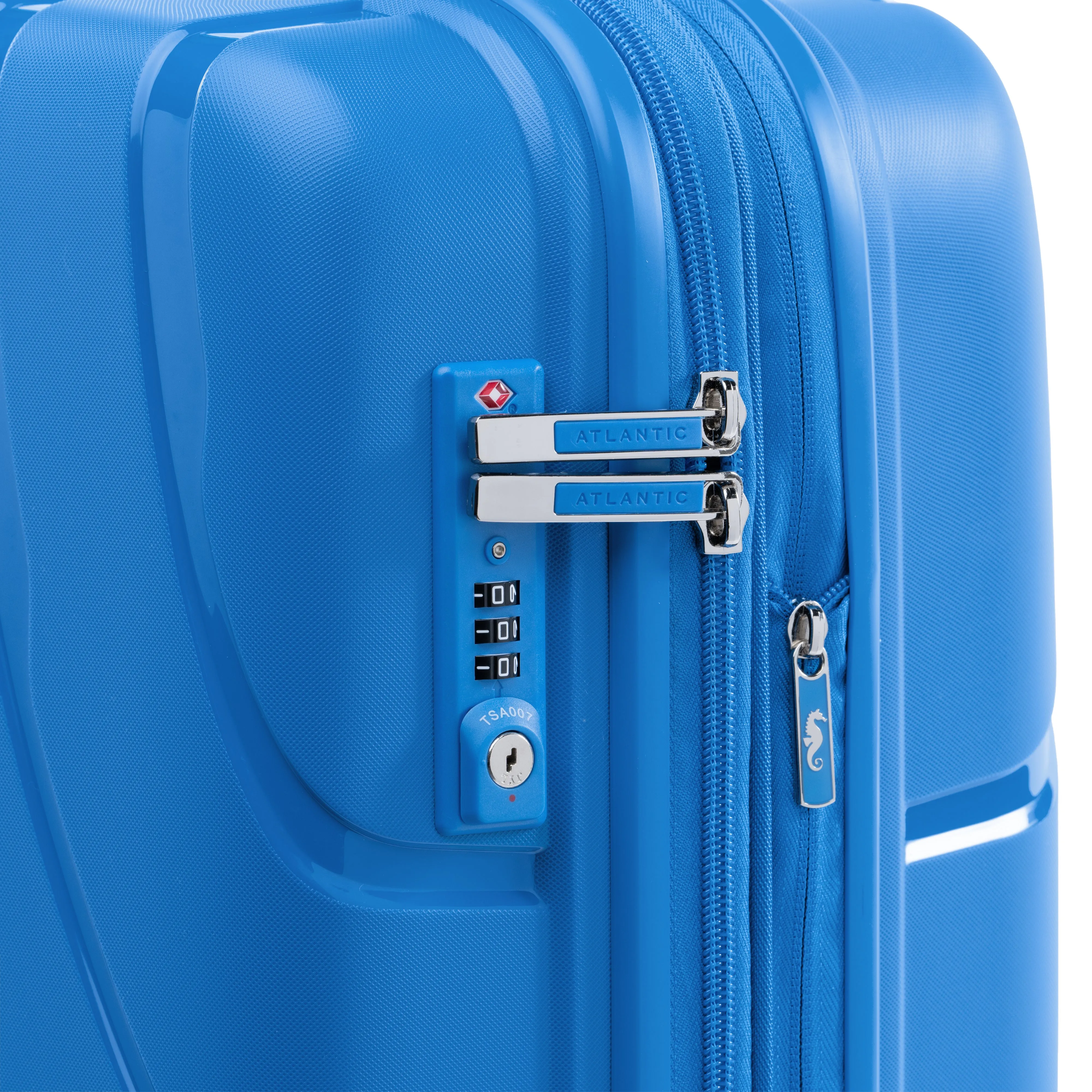 Atlantic 3 Pc Luggage Set - Carry-on Exp Hardside Spinner & 2 Large Washable Packing Cubes