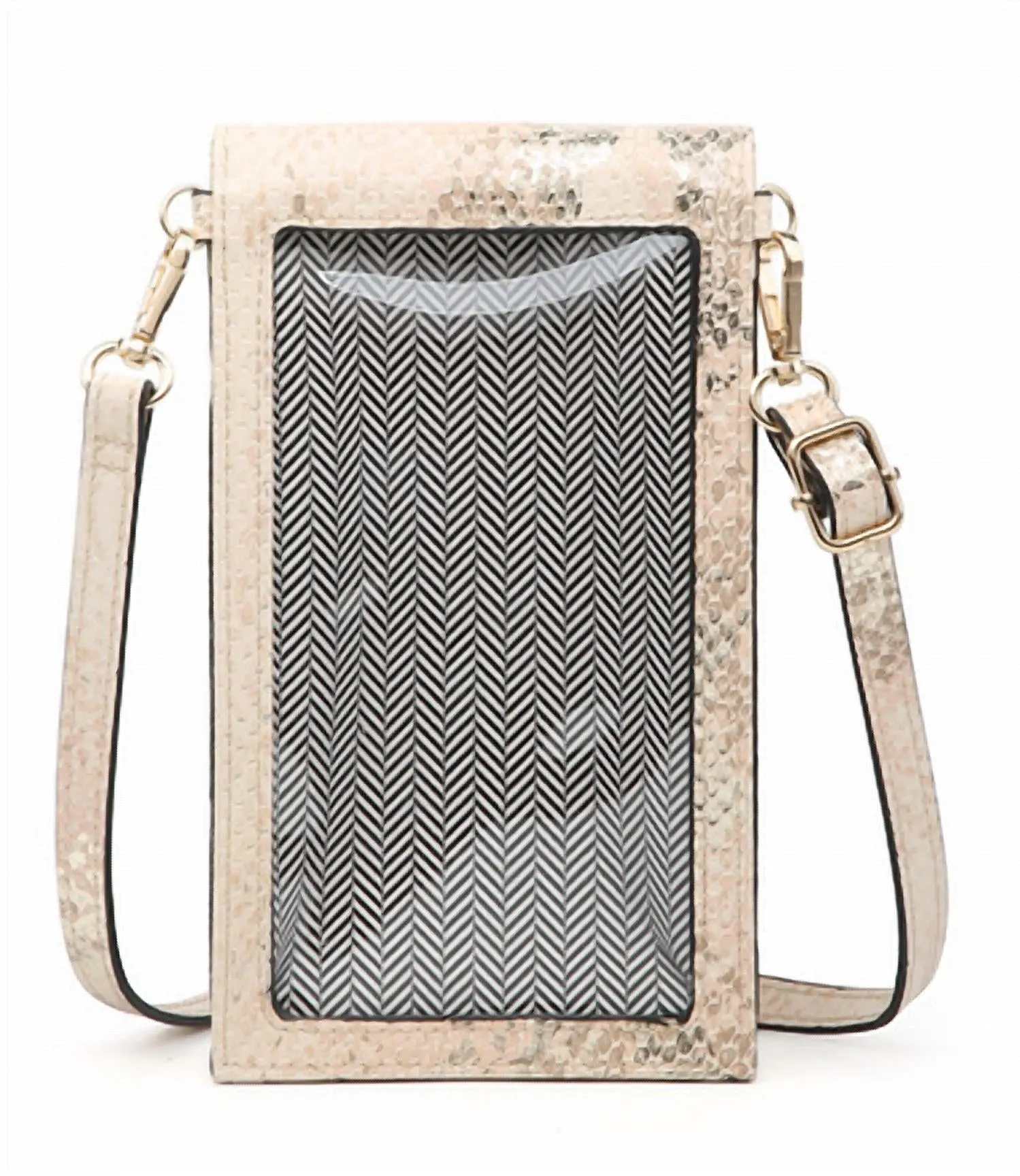 Ayla Cell Phone Bag In Python Ink