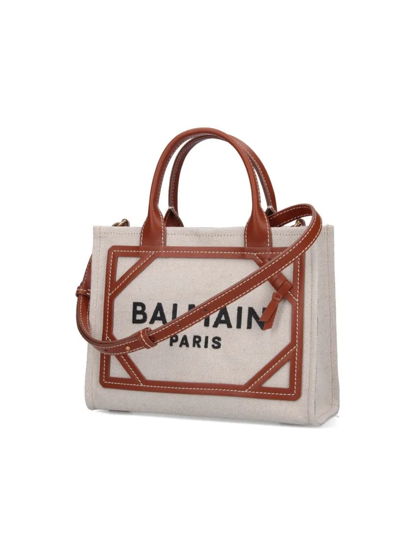 B-Army" Tote Bag  Ivory