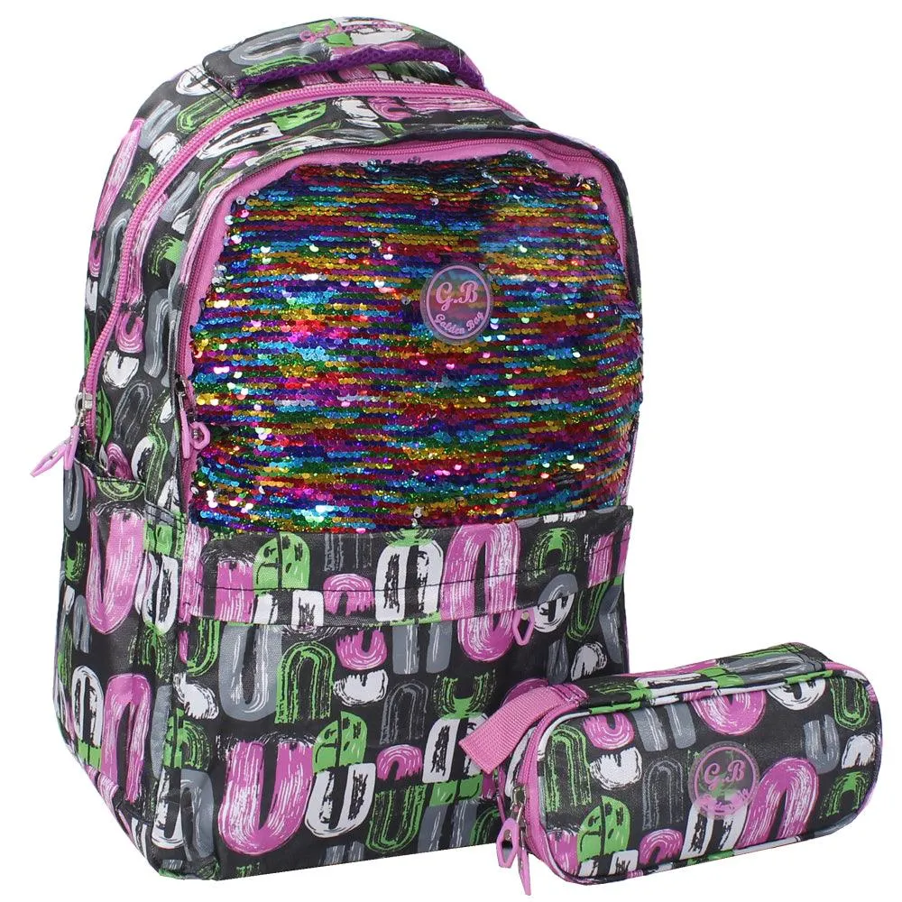 Backpack 18-Inch   Pencil Pouch (Sequins)