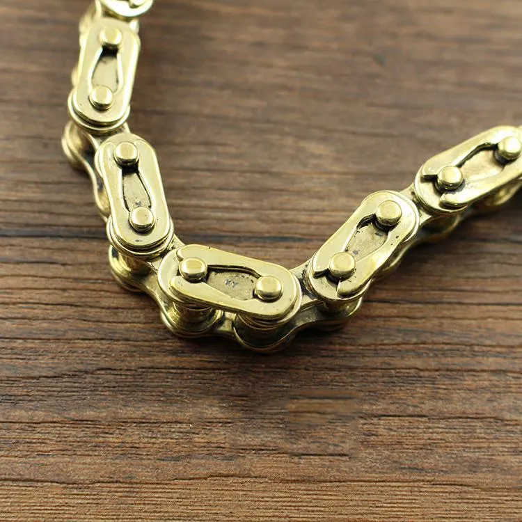 Badass Brass Gold Mens 18 Bike Chain Pants Chain Wallet Chain Motorcycle Wallet Chain for Men