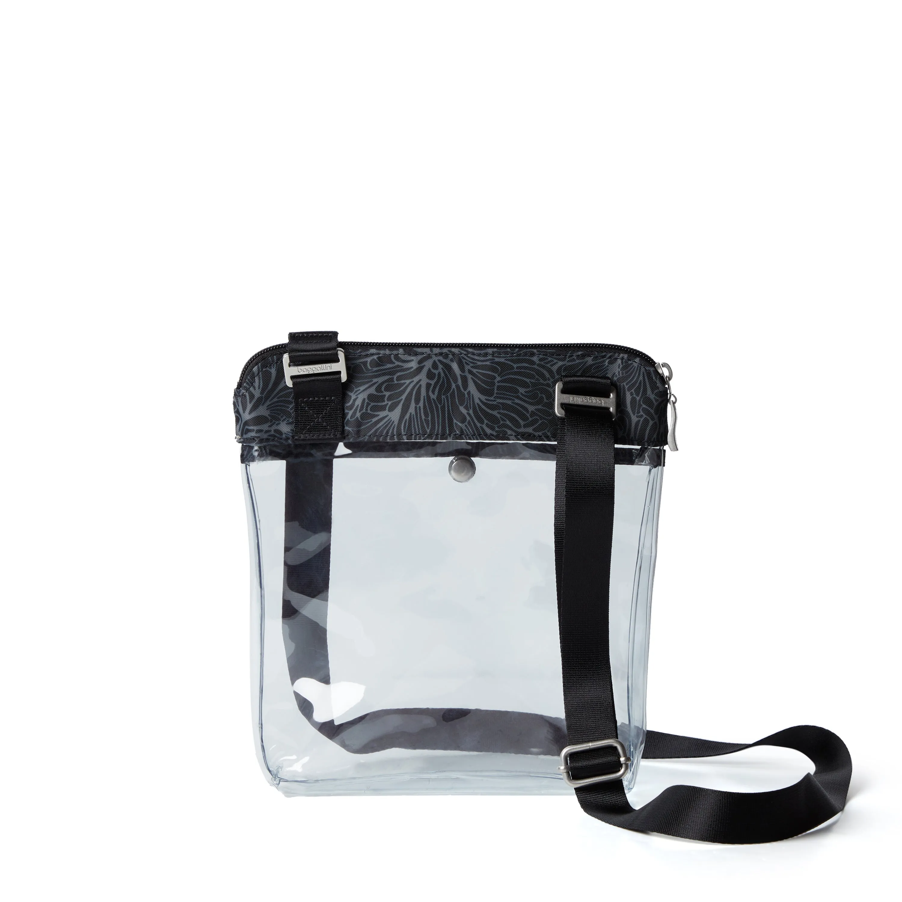baggallini Women's Clear Pocket Event Compliant Crossbody Bag