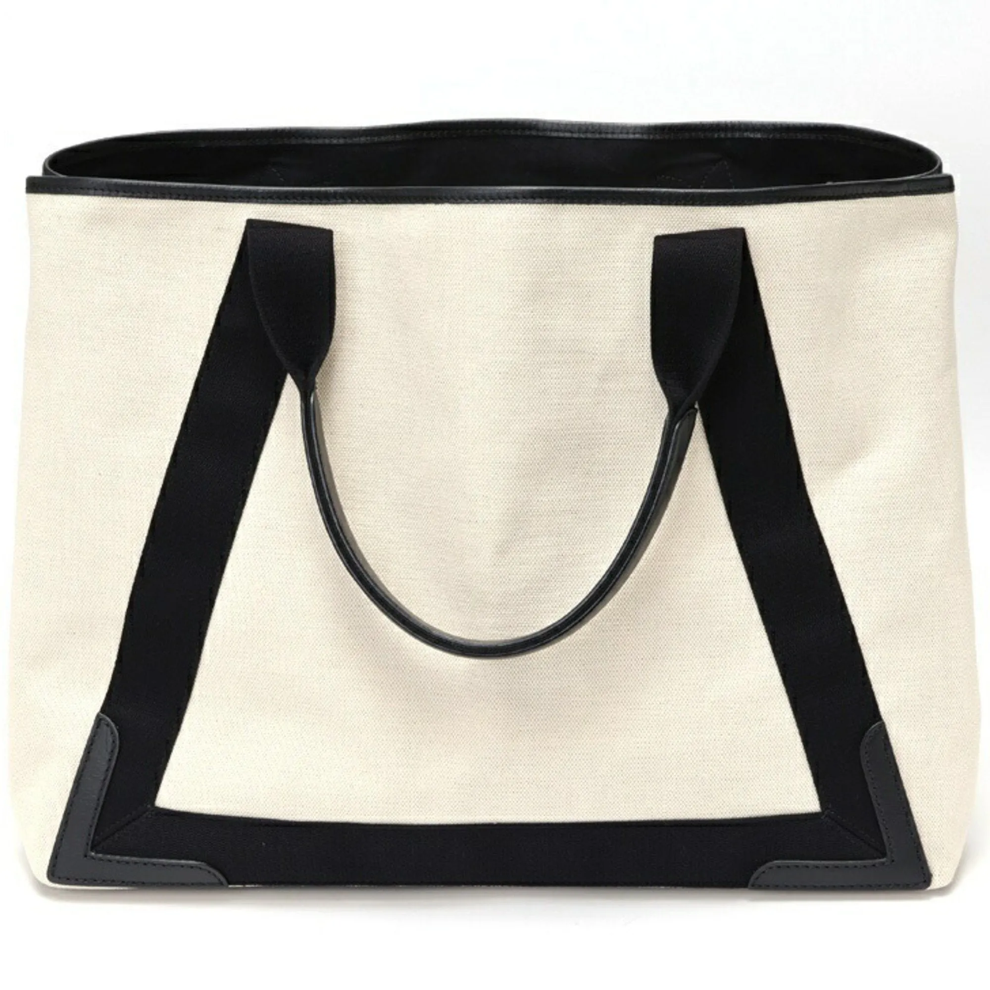 Balenciaga Canvas Leather Tote Bag (Pre-Owned)