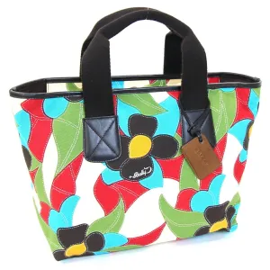 Bally  Canvas Leather Handbag Tote Bag (Pre-Owned)